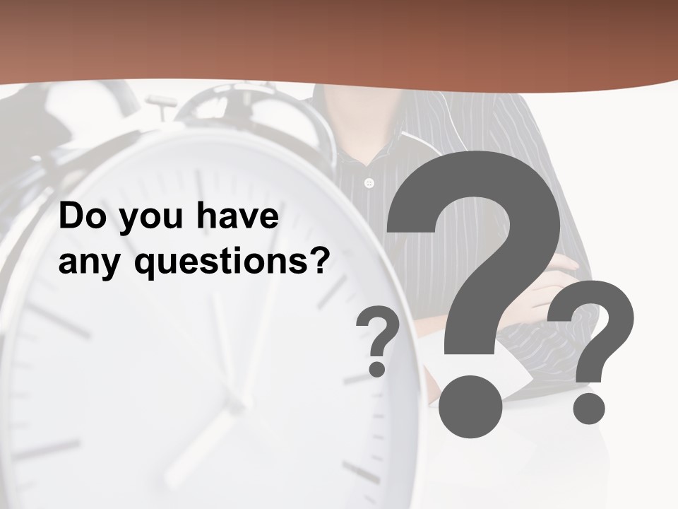 Education Alarm Deadline PowerPoint Template