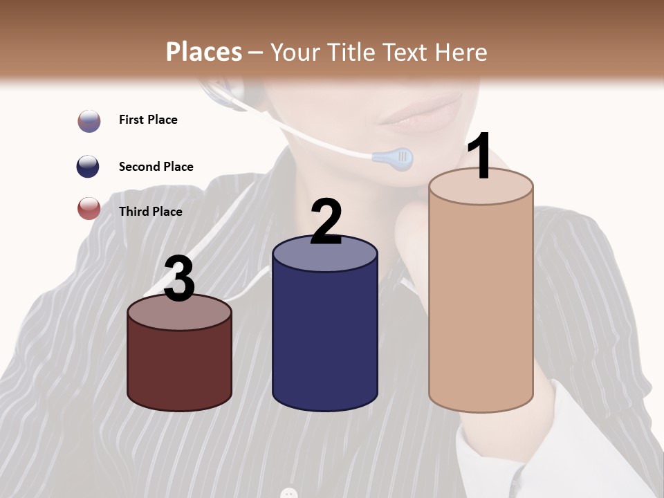 Pretty Isolated Center PowerPoint Template