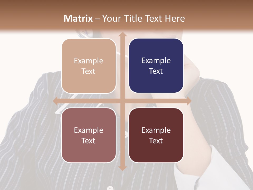 Pretty Isolated Center PowerPoint Template