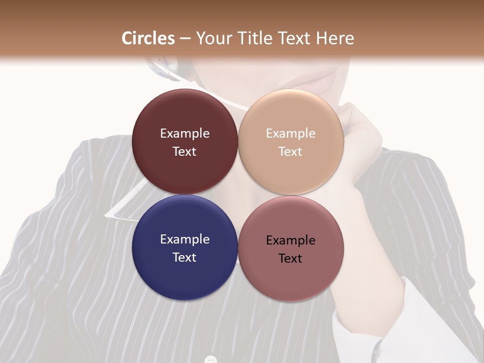 Pretty Isolated Center PowerPoint Template