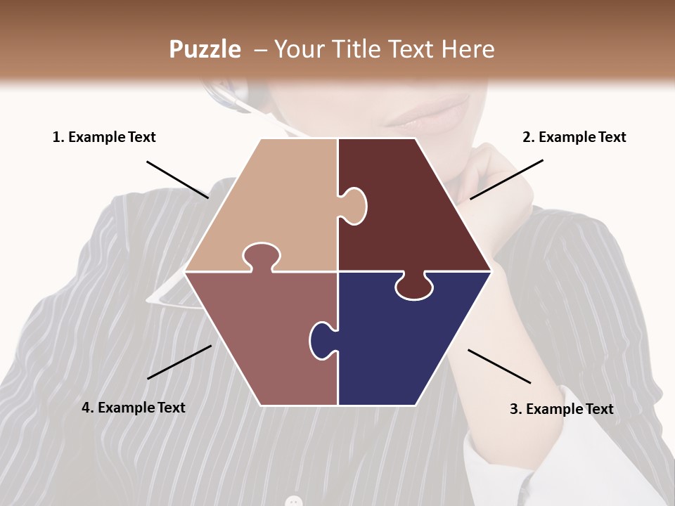 Pretty Isolated Center PowerPoint Template