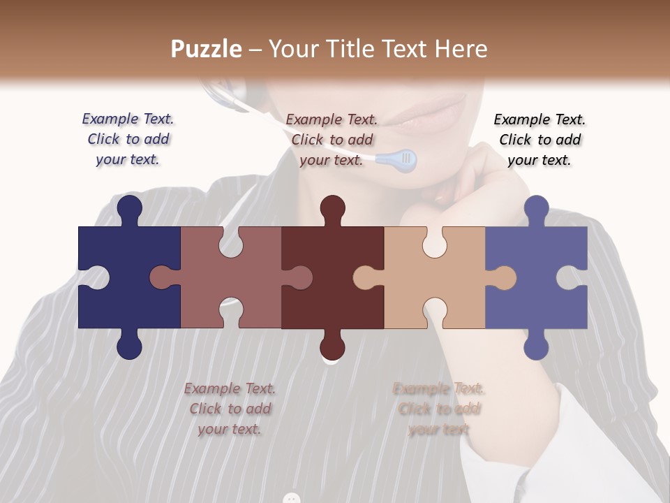 Pretty Isolated Center PowerPoint Template