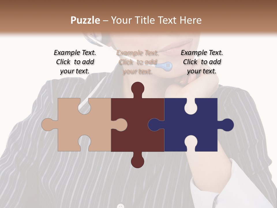 Pretty Isolated Center PowerPoint Template