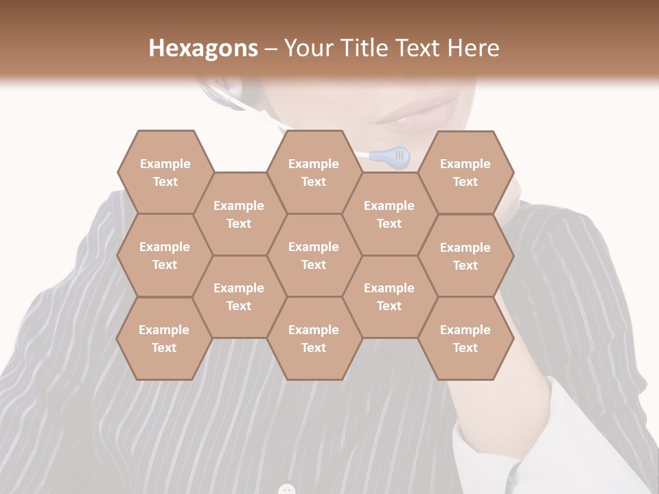 Pretty Isolated Center PowerPoint Template