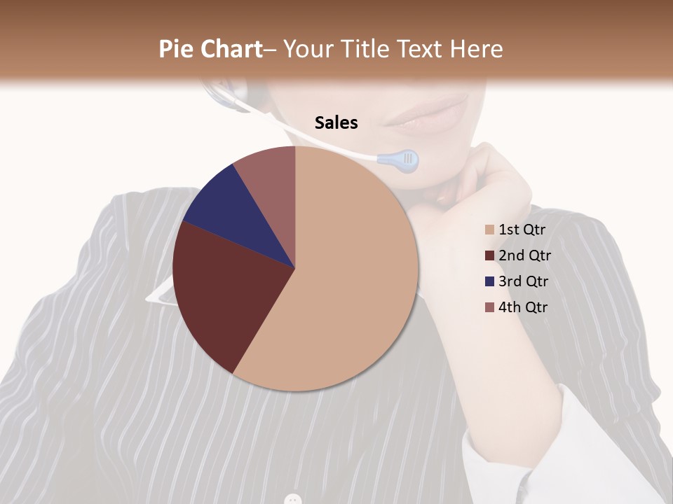 Pretty Isolated Center PowerPoint Template