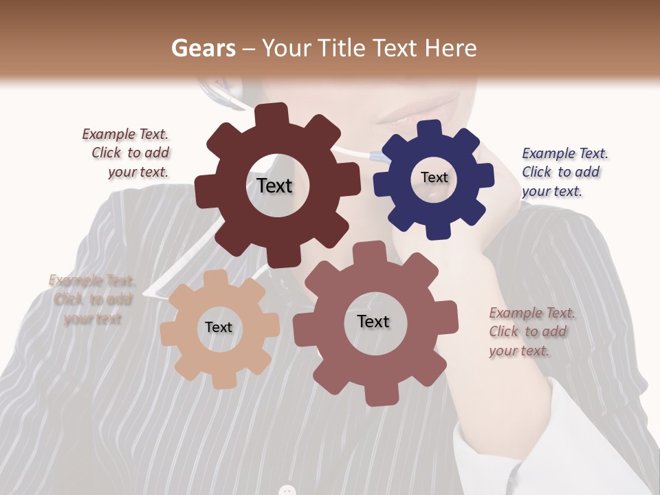 Pretty Isolated Center PowerPoint Template