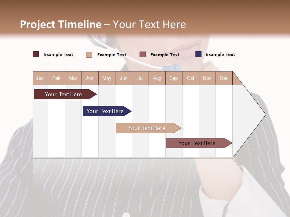 Pretty Isolated Center PowerPoint Template