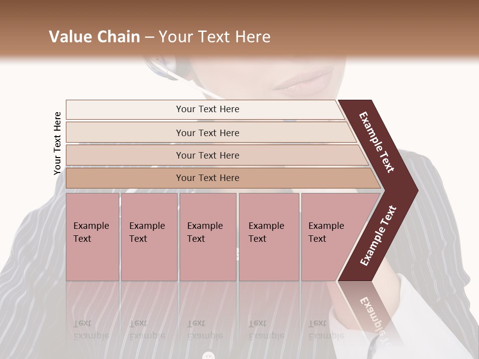 Pretty Isolated Center PowerPoint Template