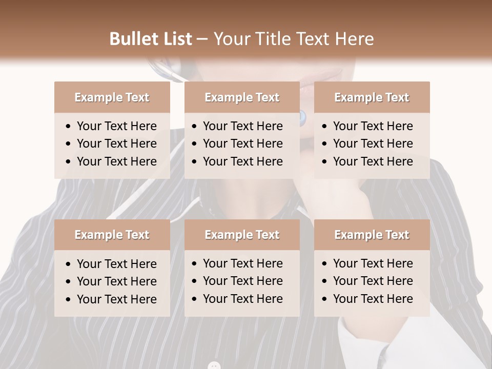 Pretty Isolated Center PowerPoint Template