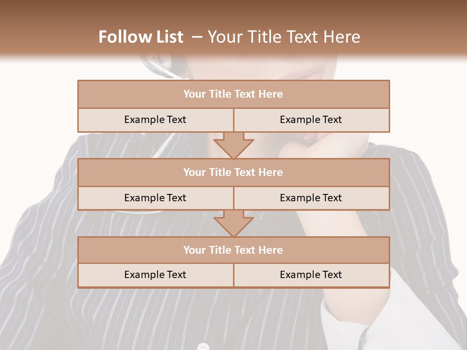 Pretty Isolated Center PowerPoint Template