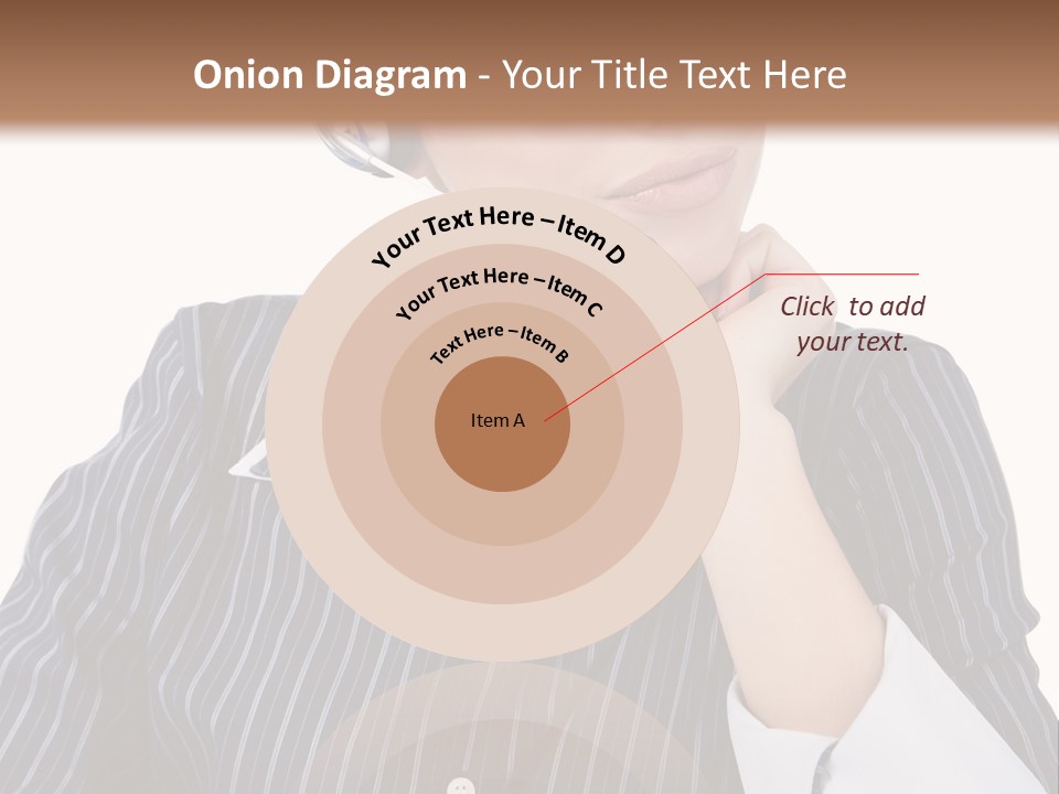 Pretty Isolated Center PowerPoint Template