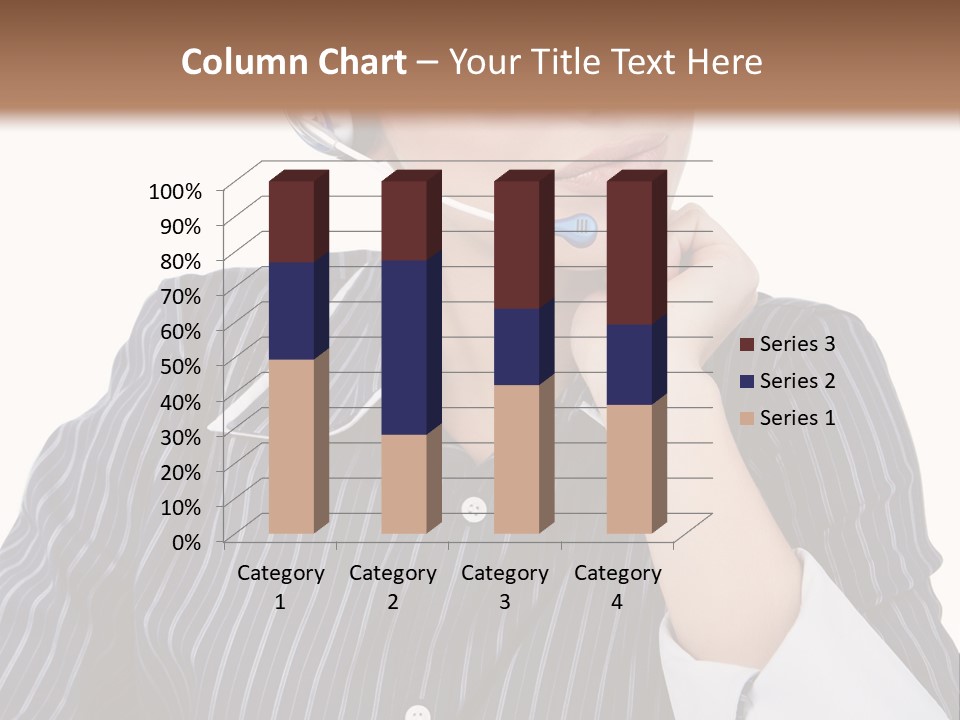 Pretty Isolated Center PowerPoint Template
