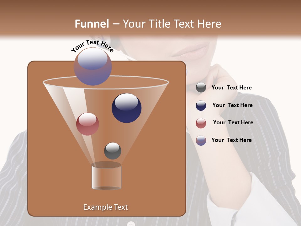 Pretty Isolated Center PowerPoint Template