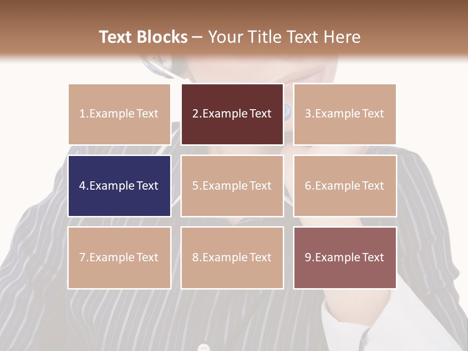 Pretty Isolated Center PowerPoint Template