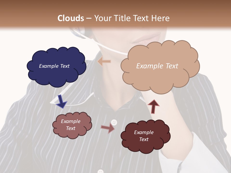 Pretty Isolated Center PowerPoint Template