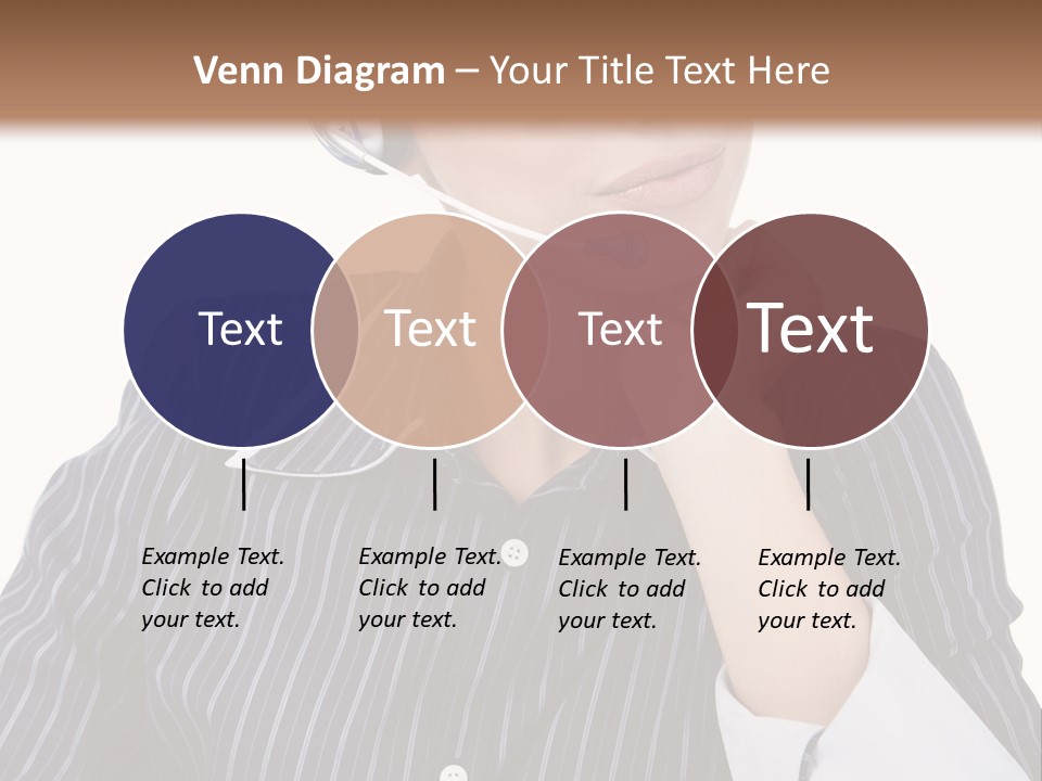 Pretty Isolated Center PowerPoint Template