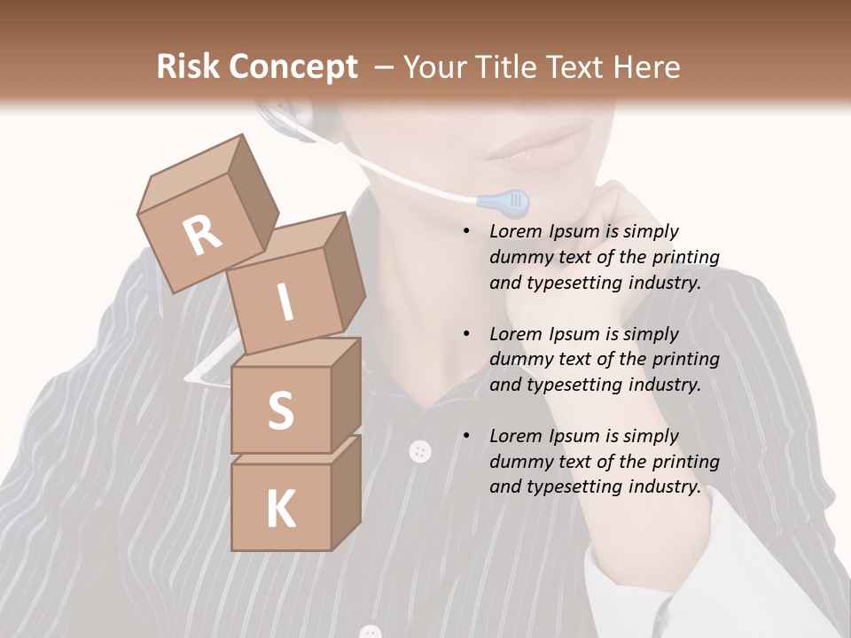 Pretty Isolated Center PowerPoint Template