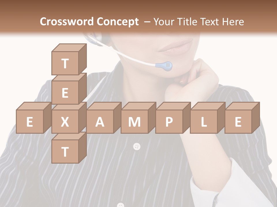 Pretty Isolated Center PowerPoint Template
