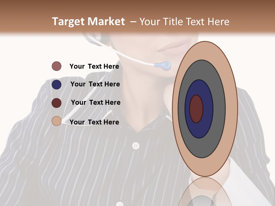 Pretty Isolated Center PowerPoint Template