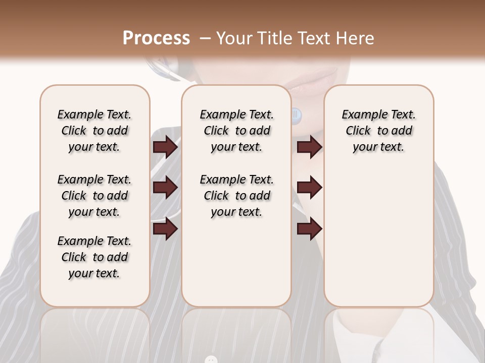 Pretty Isolated Center PowerPoint Template