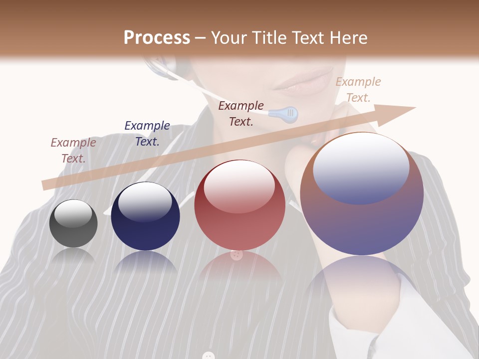 Pretty Isolated Center PowerPoint Template