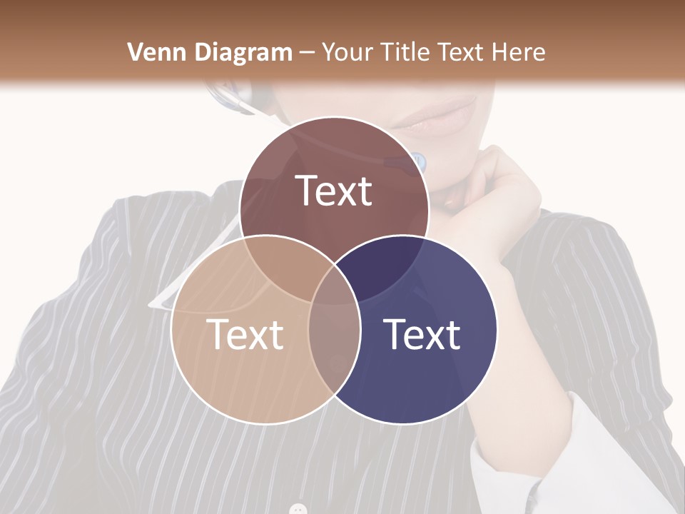 Pretty Isolated Center PowerPoint Template