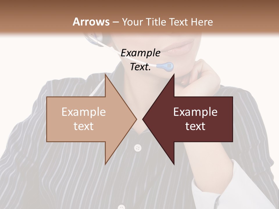 Pretty Isolated Center PowerPoint Template