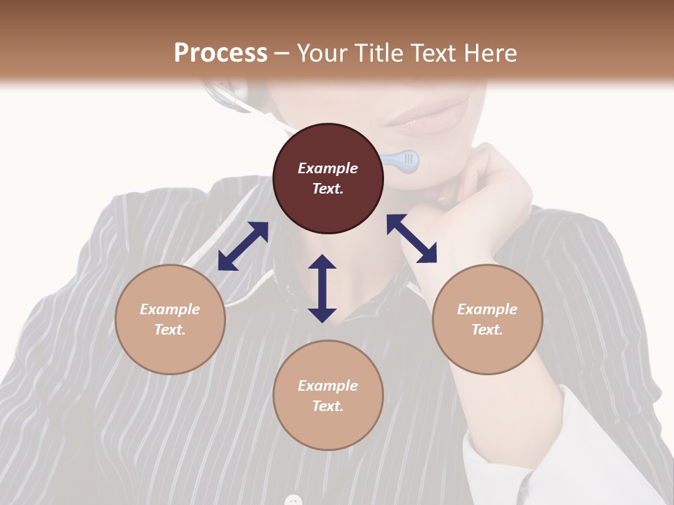 Pretty Isolated Center PowerPoint Template
