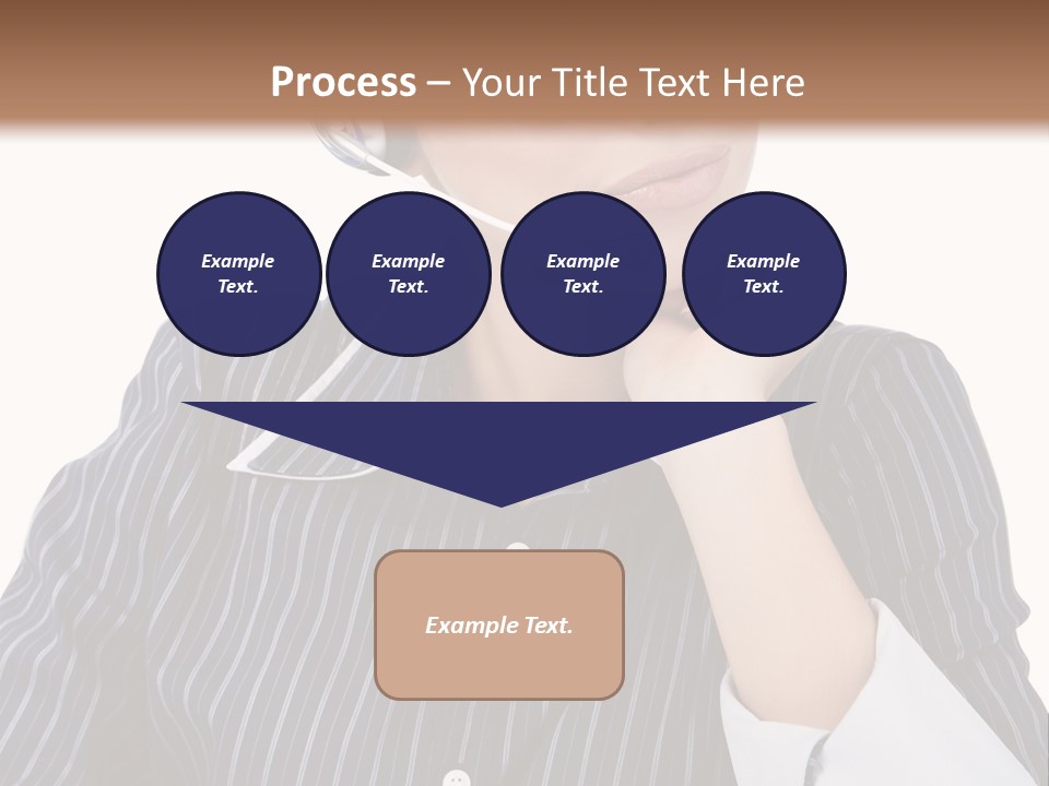 Pretty Isolated Center PowerPoint Template