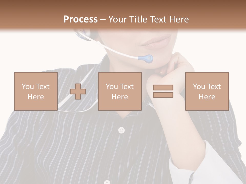 Pretty Isolated Center PowerPoint Template