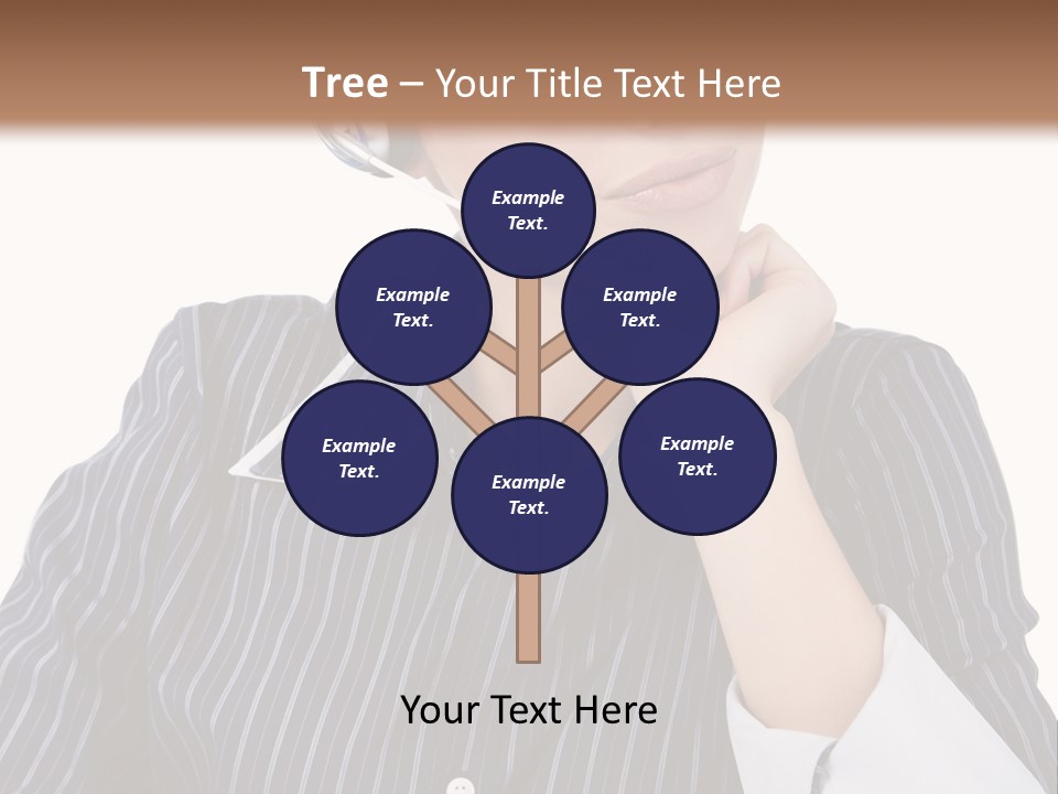 Pretty Isolated Center PowerPoint Template