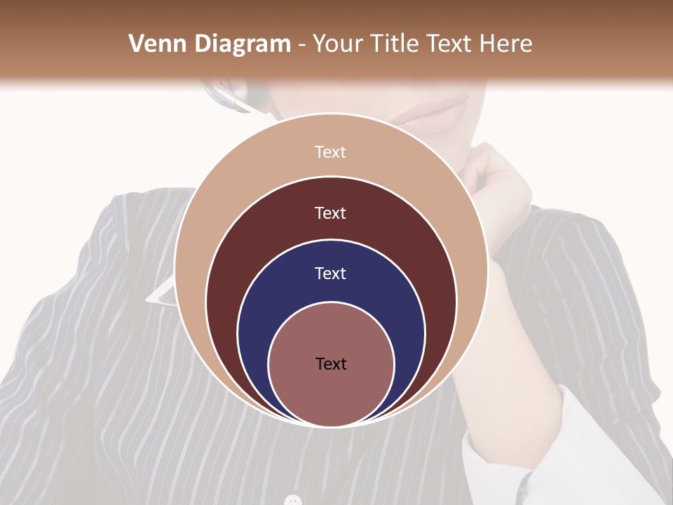 Pretty Isolated Center PowerPoint Template