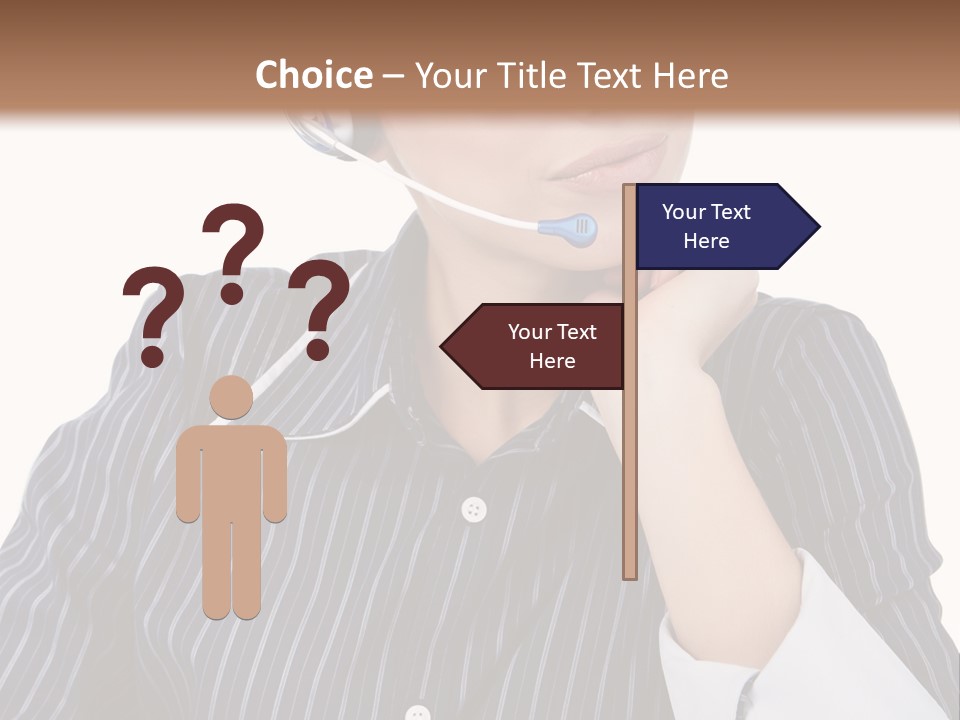 Pretty Isolated Center PowerPoint Template