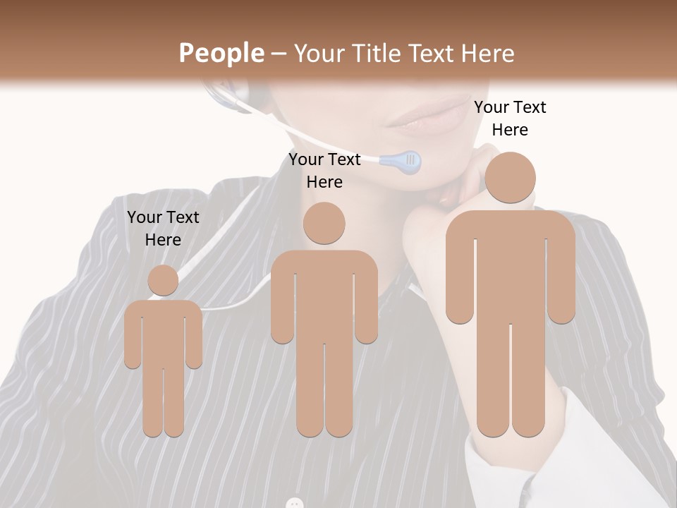 Pretty Isolated Center PowerPoint Template