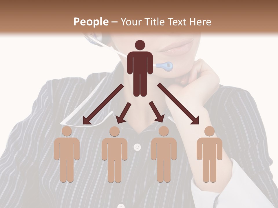 Pretty Isolated Center PowerPoint Template