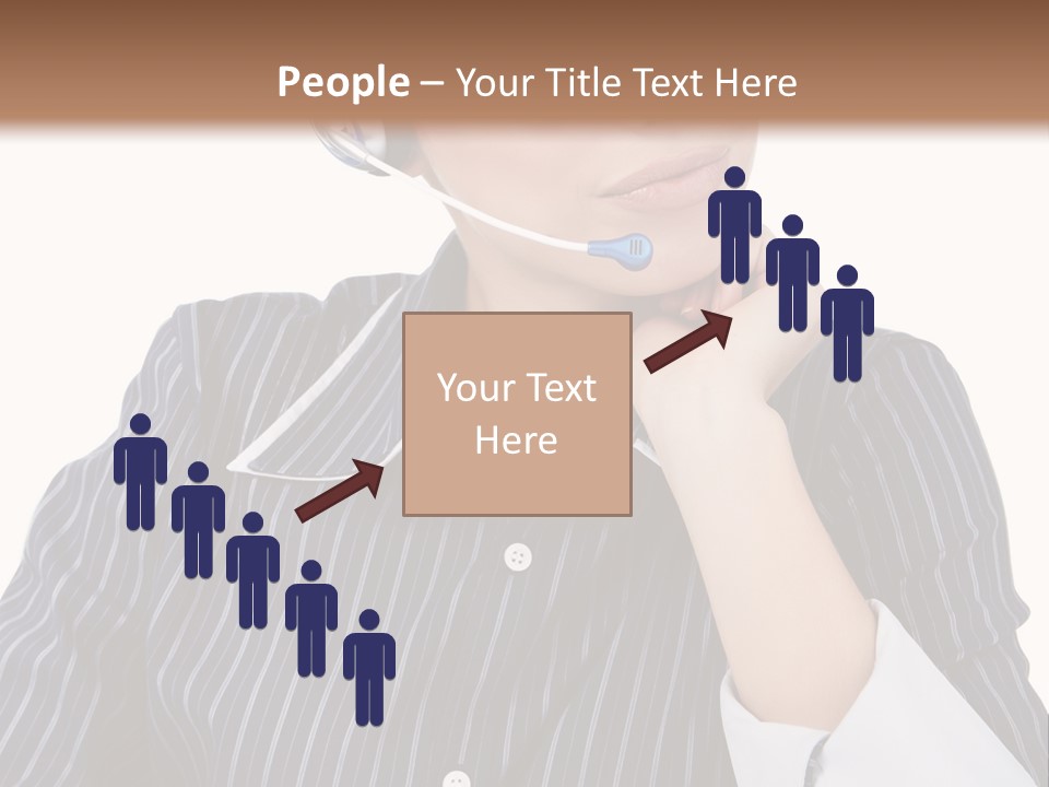 Pretty Isolated Center PowerPoint Template