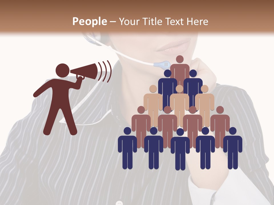 Pretty Isolated Center PowerPoint Template