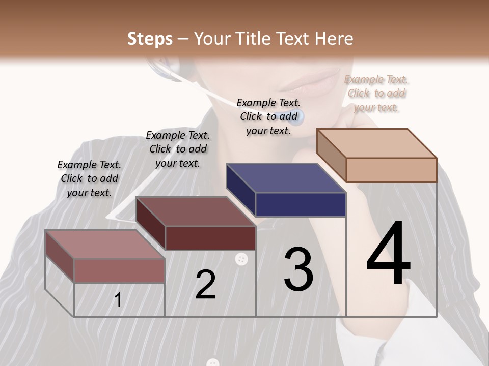 Pretty Isolated Center PowerPoint Template