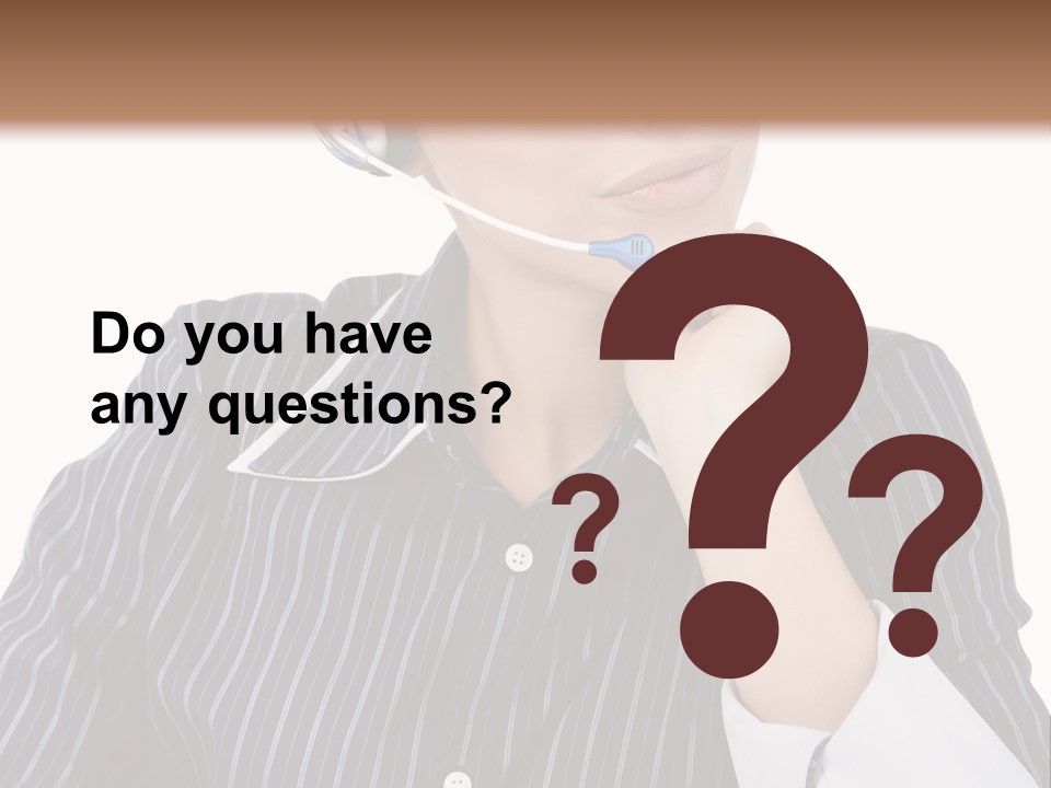 Pretty Isolated Center PowerPoint Template