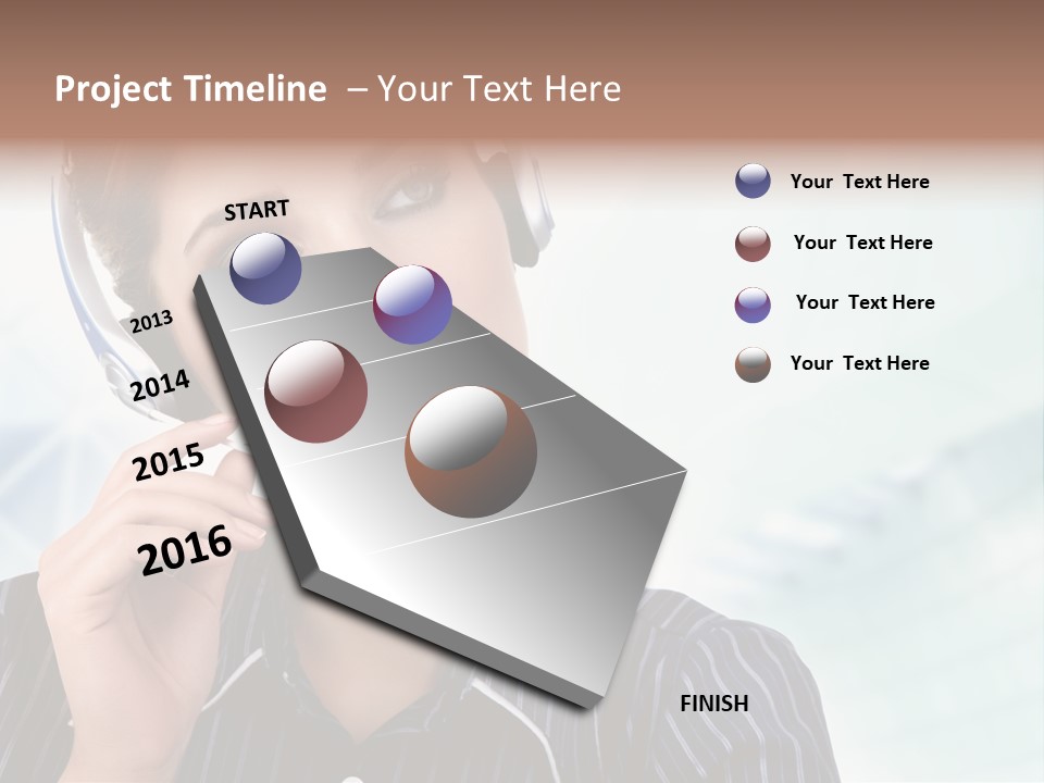 Phone Isolated Consultation PowerPoint Template