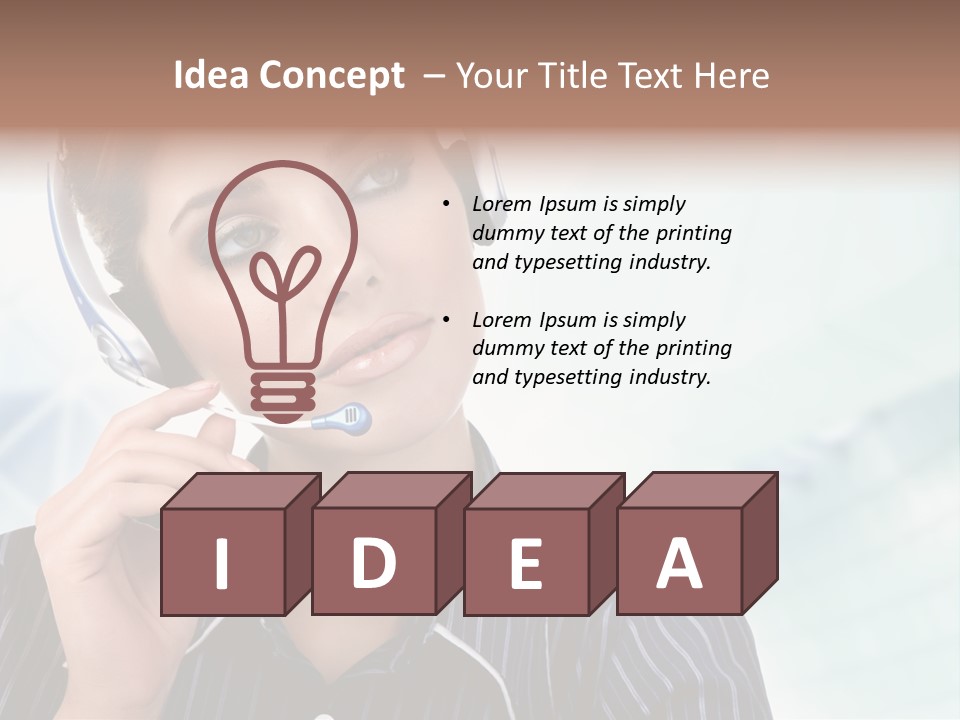 Phone Isolated Consultation PowerPoint Template
