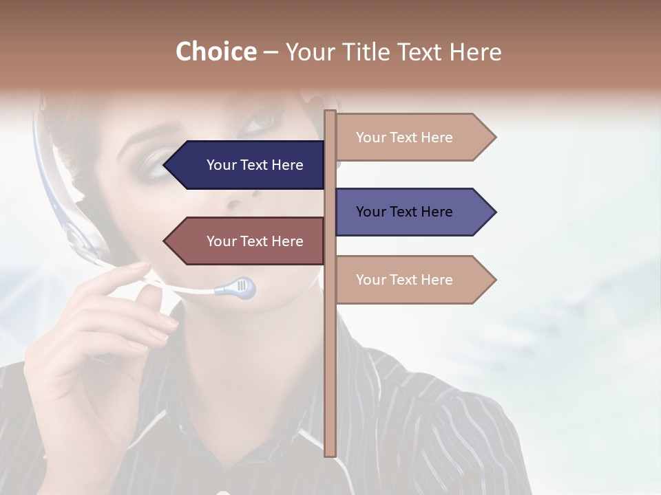 Phone Isolated Consultation PowerPoint Template