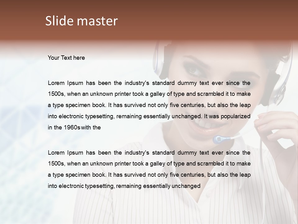 Operator Secretary Friendly PowerPoint Template