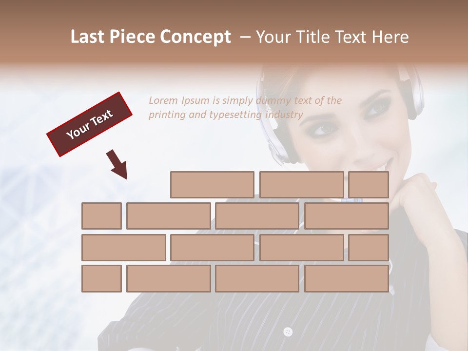 Isolated Key Sale PowerPoint Template
