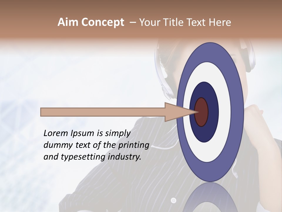 Isolated Key Sale PowerPoint Template