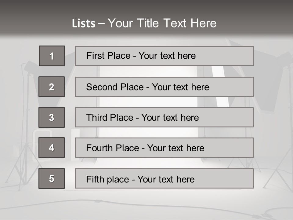 Commercial Model Photographer PowerPoint Template