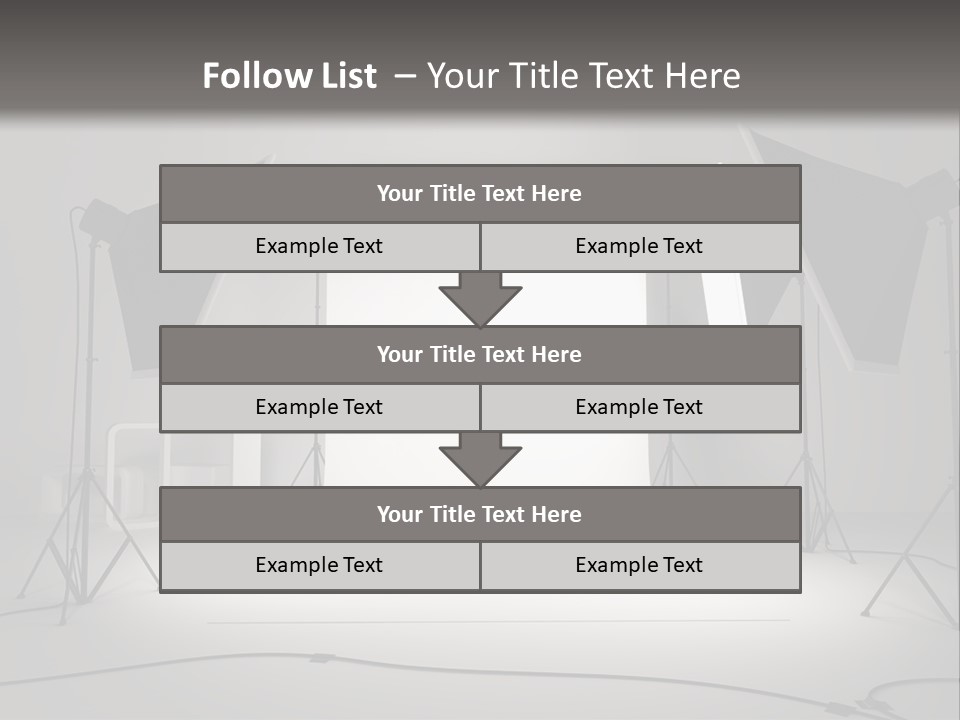 Commercial Model Photographer PowerPoint Template