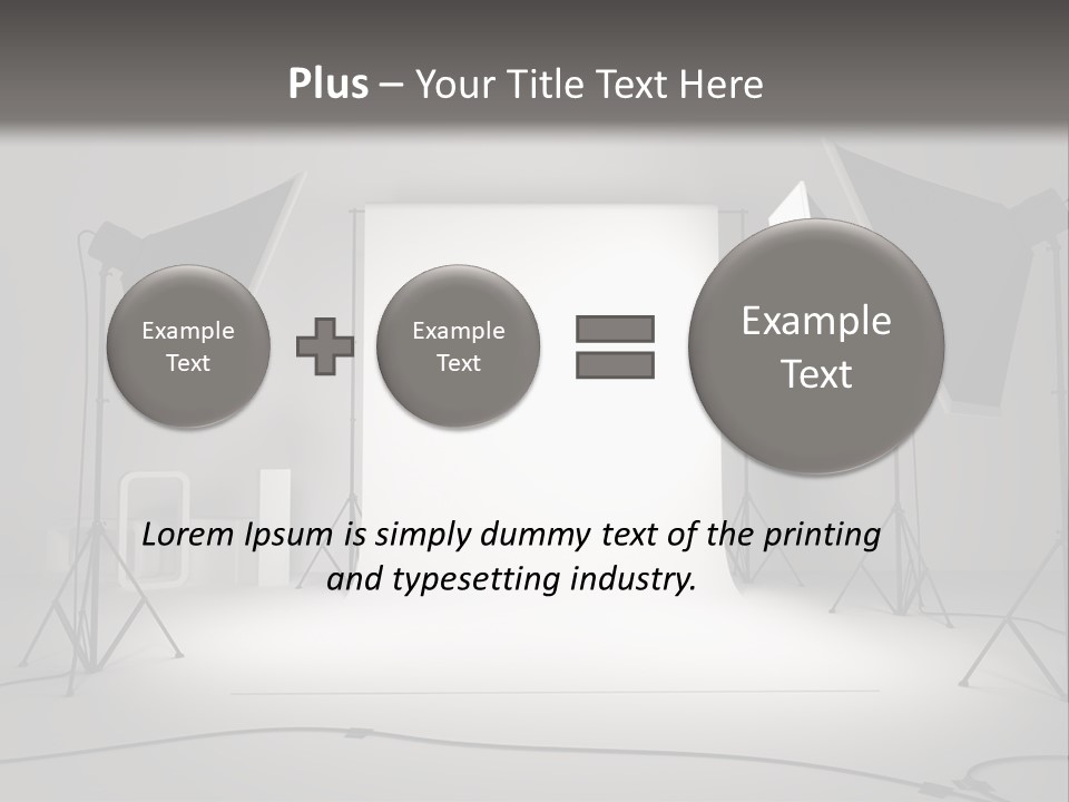 Commercial Model Photographer PowerPoint Template