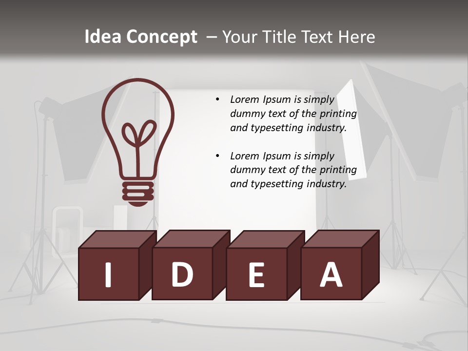Commercial Model Photographer PowerPoint Template