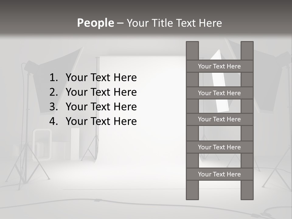 Commercial Model Photographer PowerPoint Template